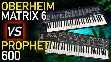 OBERHEIM MATRIX 6 vs SEQUENTIAL PROPHET 600: Live Vintage Synth Shoot-Out!