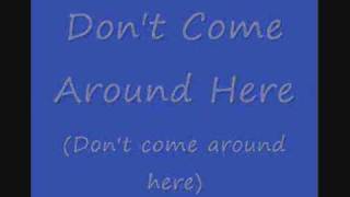 Don't Come Around Here - Rod Stewart & Helicopter Girl (with lyrics)