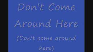 Don&#39;t Come Around Here - Rod Stewart &amp; Helicopter Girl (with lyrics)