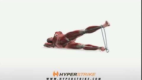 Exercise Videos- Band Hip Abduction -- Side Lying