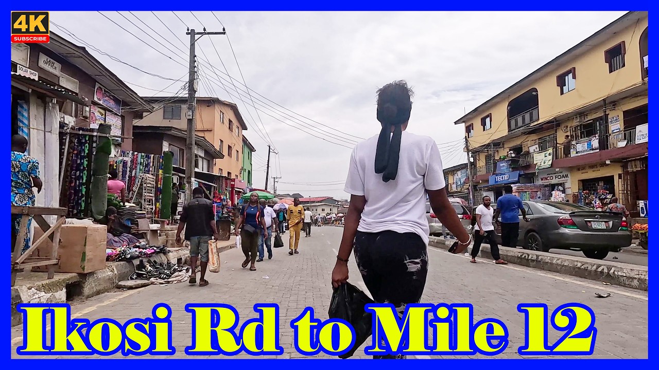 🇳🇬Ikosi Rd to Mile 12 4K Walking Tour | Demurin Rd & Ajelogo Market Rd- Lago | Real Street Life 2026