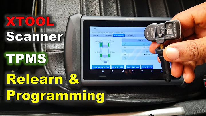 Tire Pressure Monitoring System Sensor PROGRAMMING & TPMS ECU Relearn / XTOOL Scanner & TS100 sensor