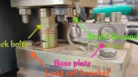 Bending Beam Load cell installation