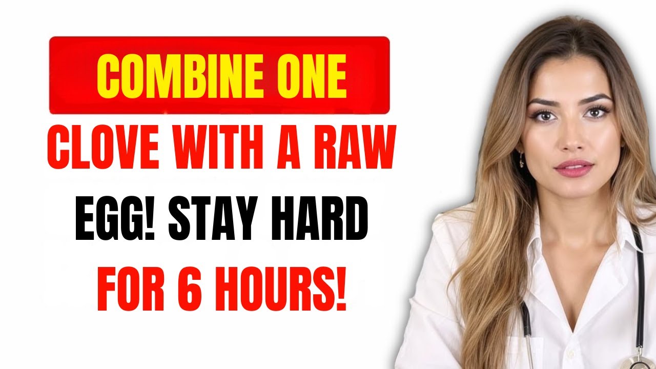 Urologist: Combine Garlic with THIS Egg Part for 6 Hours of Endless Power!