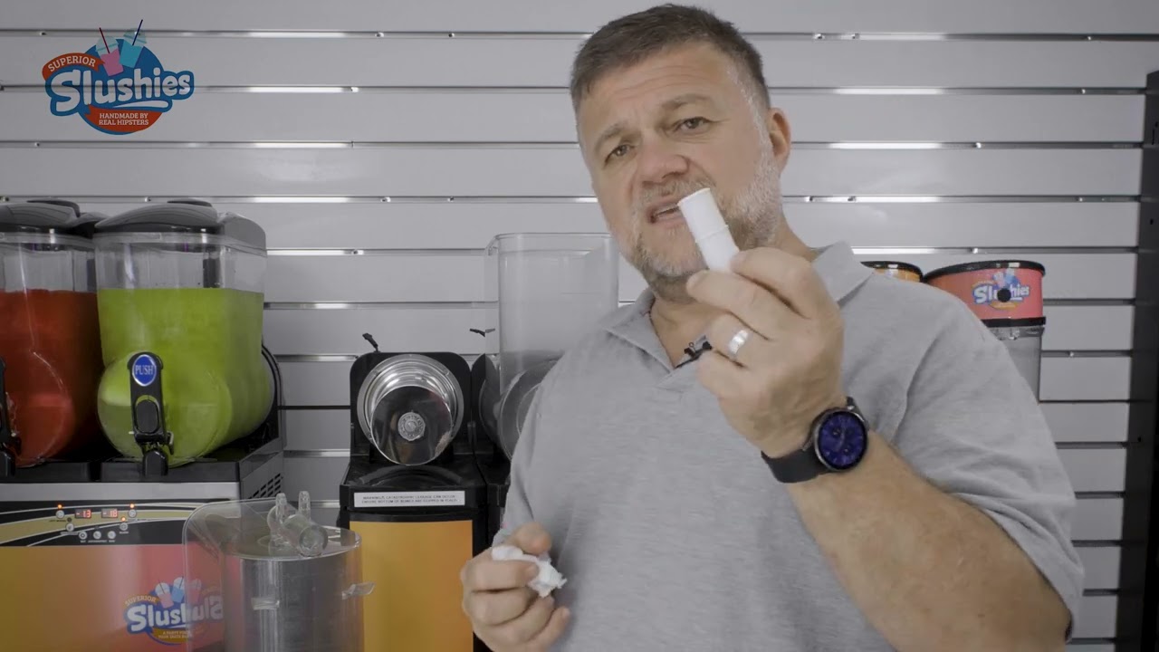 How to weekly service your slush machine