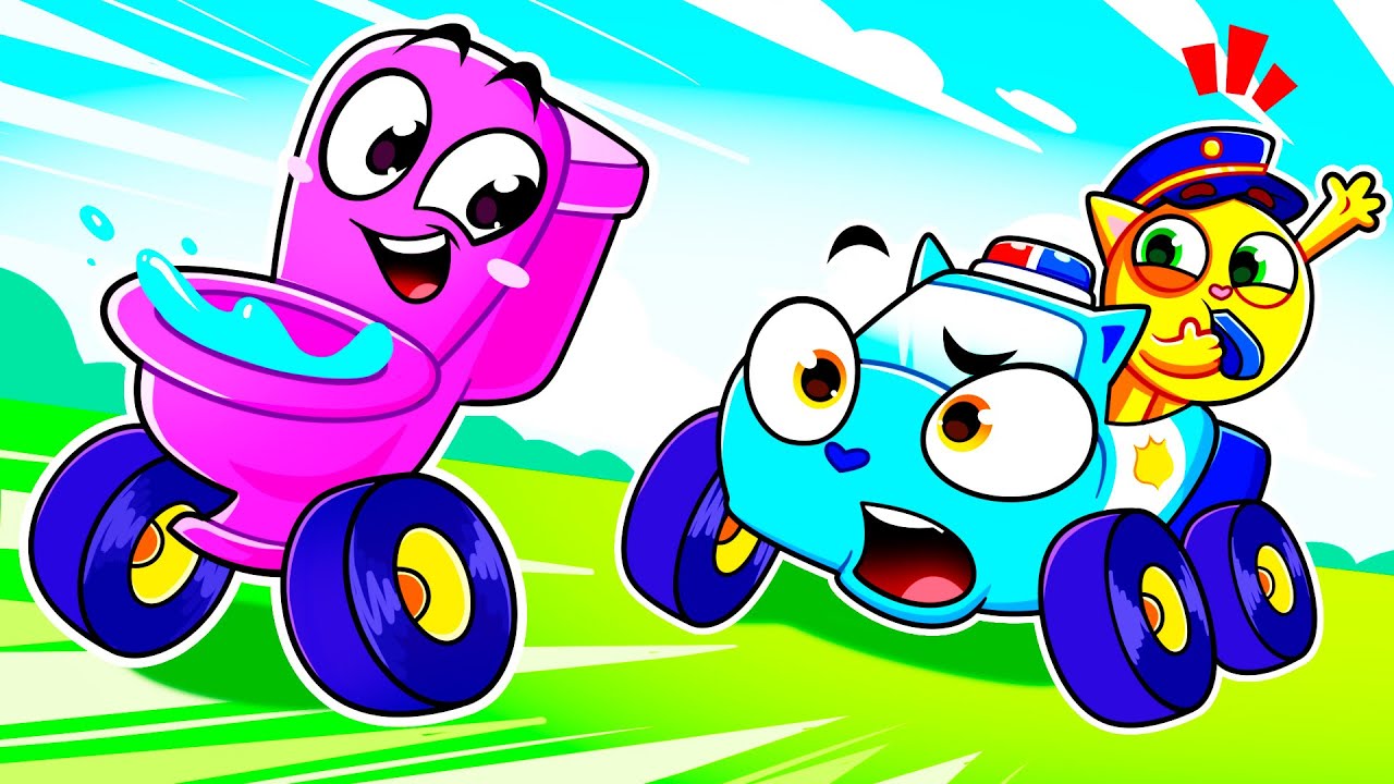 My Potty Came to Life 🚽🙀 Magic Rainbow Juice🌈🥤 Stories for Kids by Baby Cars