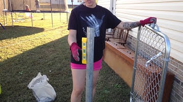 DIY Chain Link Fence Part 2