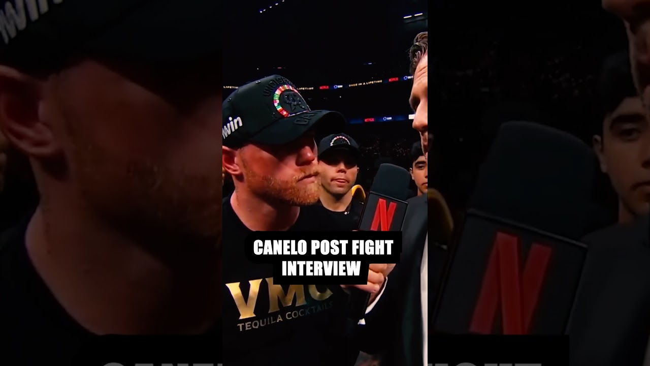 Canelo Alvarez Post-Fight Interview 👀🥊