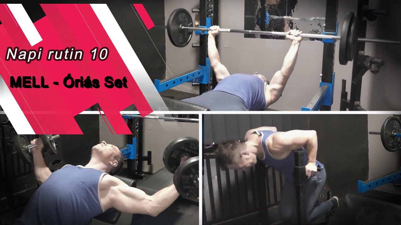 Napi Rutin Napi rutin 10 - Mell/Óriás szet #bodybuilding #homegym #chestworkout # ...