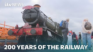 Greatest gathering of trains to mark 200 years of the railway | ITV News