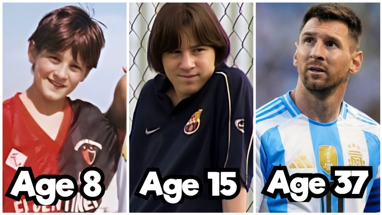 Messi Transformation From Age 1 to 37| Journey From a Boy to the GOAT 