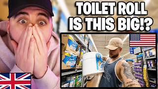 Brit Reacts to British Family Visits a Super Wallmart in America