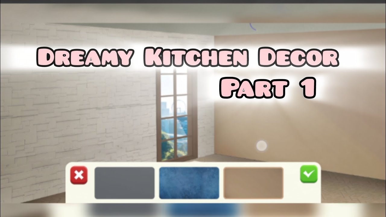 Kitchen Decor Game Part 1 🍳 | Designing & Decorating a Modern Kitchen ...