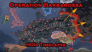 Operation Barbarossa Axis Victory - HOI4 Timelapse