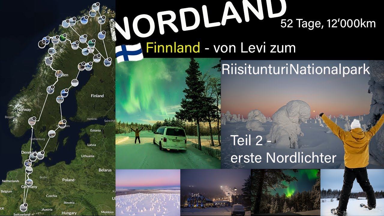 Nordland - 52d mit dem Bulli gen Norden -  jetzt geht's richtig los. Erste Nordlichter & Schnee - #2