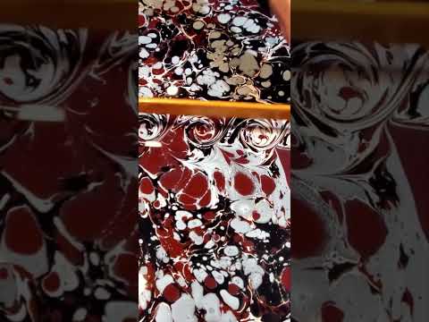 Marbling burgundy French