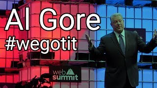 Al Gore full Speech at WebSummit 2017 in Lisbon