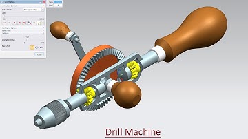Drill Machine - Motion Simulation (Video Tutorial)--Siemens NX