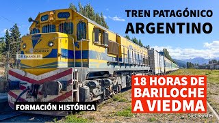 Tren Patagónico  : de Bariloche a Viedma en 18 horas  (tren histórico)