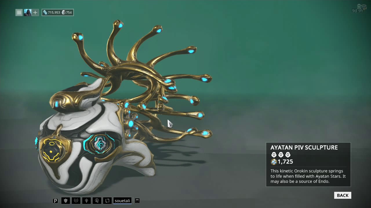 Warframe Ayatan Piv Sculpture YouTube
