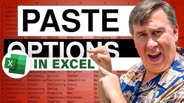Excel Rev Up - Paste Options: Episode 1282