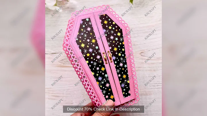 KSCRAFT Coffin Purse Box Cutting Dies Stencils for DIY Scrapbooking Decorative Embossing DIY Paper C
