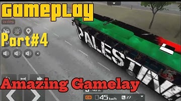 Bus simulator gameplay | bus simulator indonesia | bus simulator part4 | Into gaming z.
