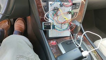 1st test - Arduino nano, HC-05, ELM327, display RPM on a display