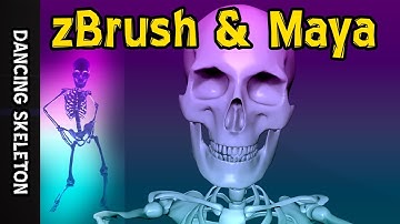 Create a Dancing 3D Skeleton Animation (zBrush to Maya)