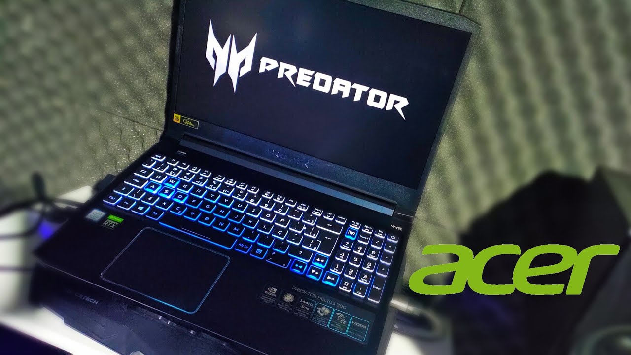 Unboxing (desembalando) Acer Predator Helios 300 PH315-52-7210