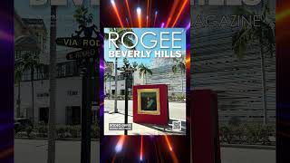 Mr. Brainwash Art on Cover 4 of 2025 March April issue of ROGEE Beverly Hills Magazine