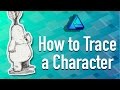How to Trace a Character in Affinity Designer