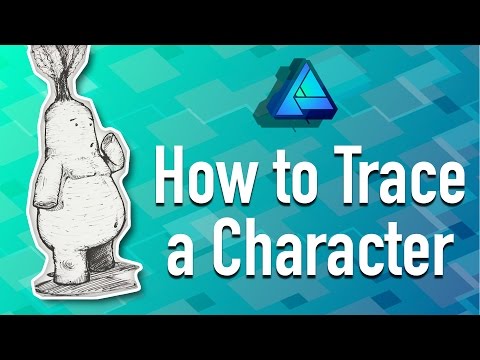 Como traçar um personagem no Affinity Designer
