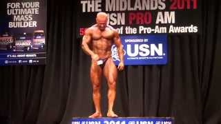 david baker NABBA midland class 1 2011 routine
