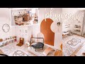 PLAYROOM MAKEOVER! || declutter, organize and decorate with me! + DIY COLOR BLOCK ARCH WALL