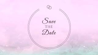 Animated Wedding Invitation Video | Free Save the Date video | Free & Blank video 0316