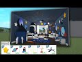 building a SPACE THEMED BLOXBURG KIDS BEDROOM WITH THE NEW UPDATE ITEMS...