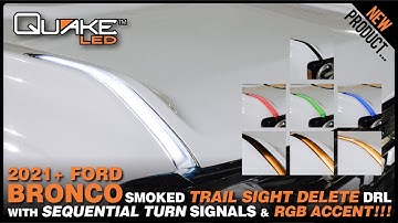 Quake LED Trail Sight Delete DRL Kit Installation QTE1199