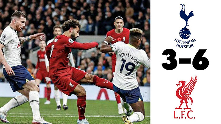 Tottenham vs Liverpool 3-6 Highlights
