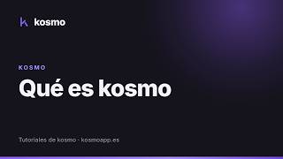 01 - kosmo: el software de gestión para restaurantes | Tutorial 0 screenshot 3