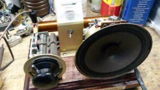 Rádio Galena Ligado Ao Amplificador