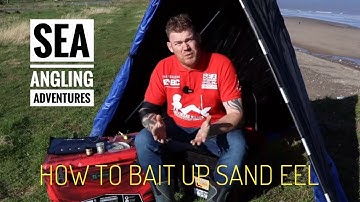 HOW TO BAIT UP SAND EEL WITH SEA ANGLING ADVENTURES