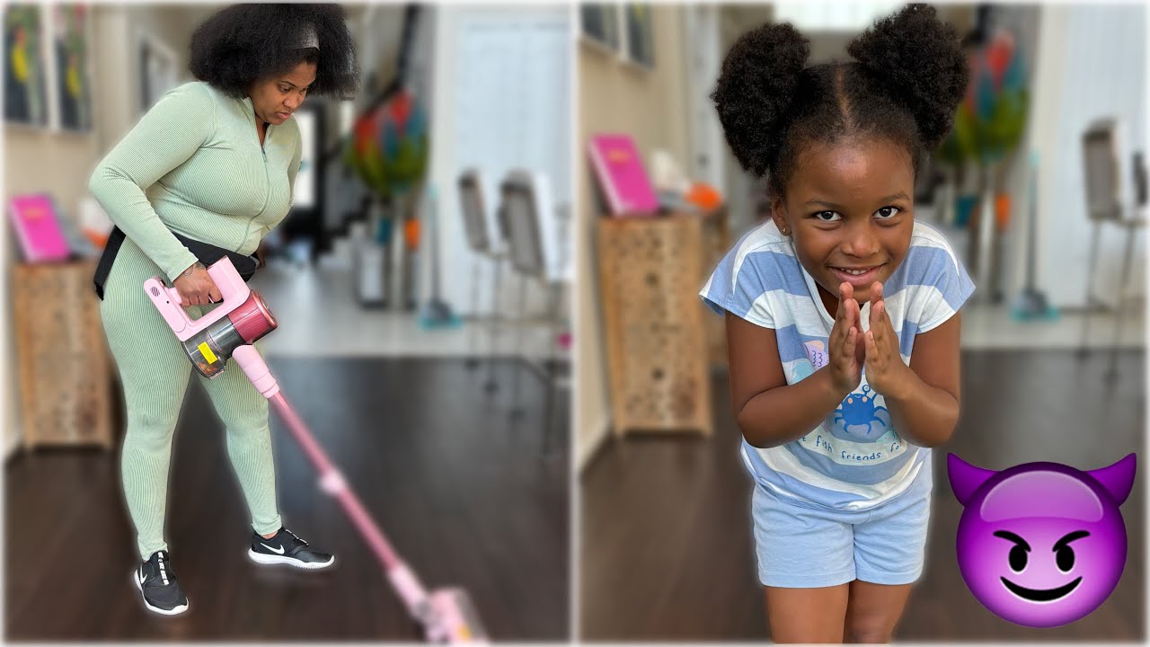 LITTLE GIRL IS MEAN TO CLEANING LADY AND REGRETS IT SOON AFTER..