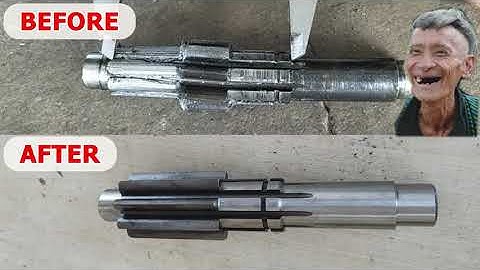 Gia công bánh răng liền trục 👉 #trucbanhrang