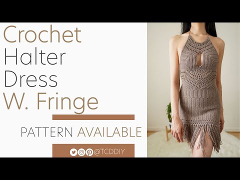 Crochet Fringe Dress | Pattern & Tutorial DIY