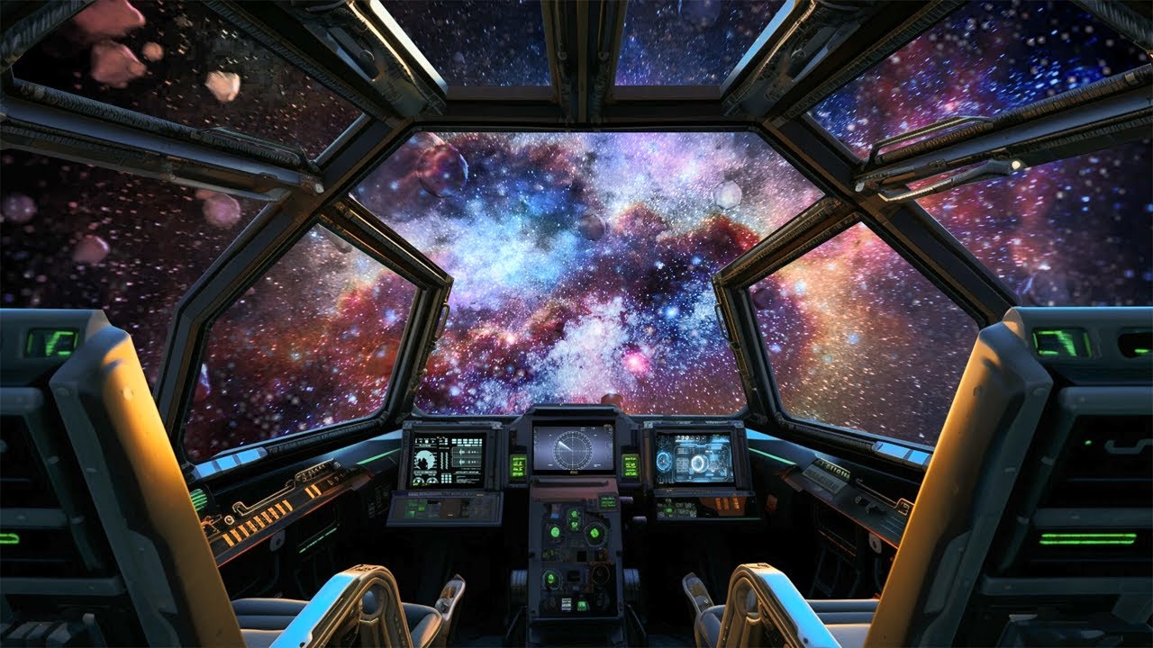 Mind-numbing Brown Noise | Spaceship Cockpit | Deep Sleep & Relaxation ...