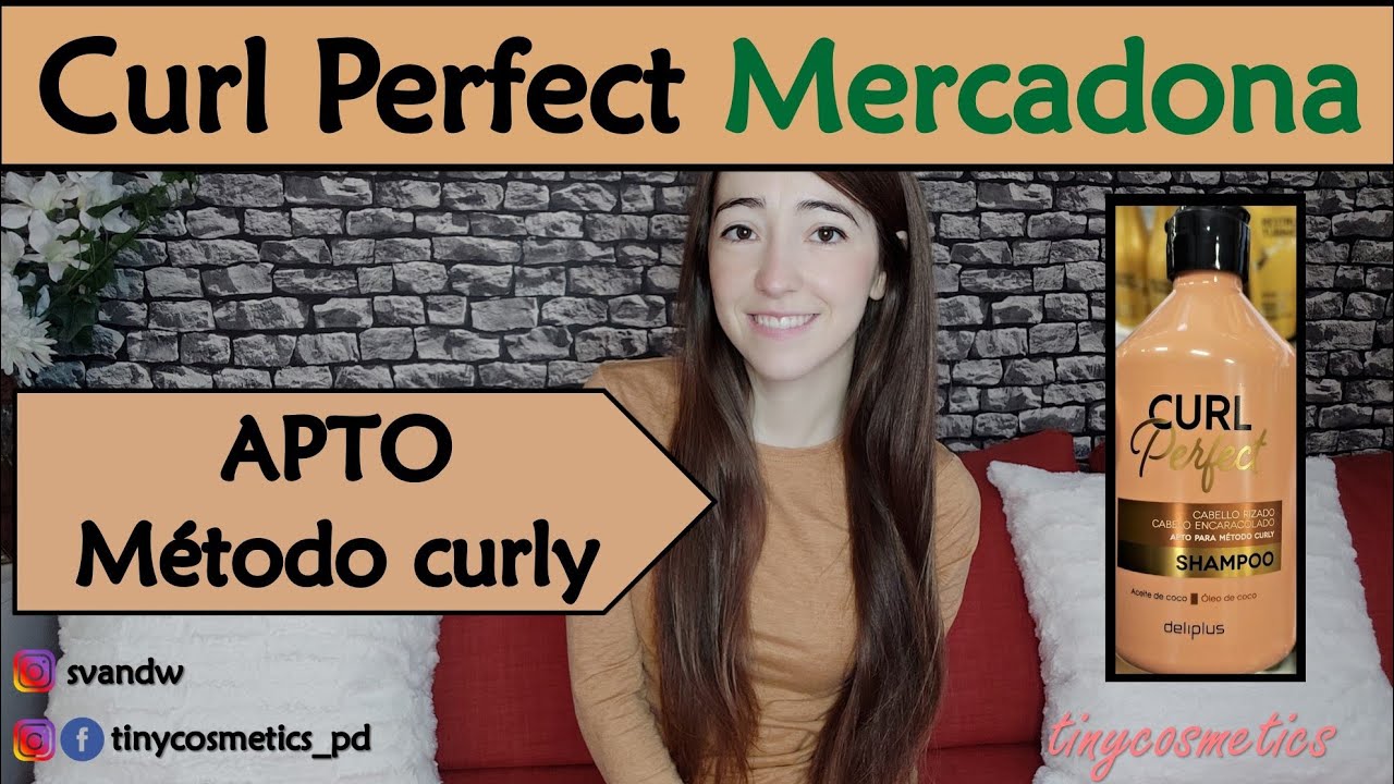 NEW Mercadona Curl Perfect Shampoo: shampoo suitable for the curly method  for €2.50 {tinycosmetics] - YouTube