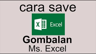 cara save gombalan di Ms.excel screenshot 4