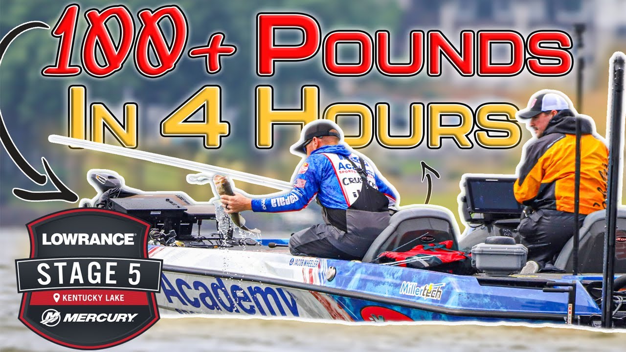 Two Days of Chaos - Nearly 100 Pounds Before Lunch!!! ( Stage 5 Kentucky Lake, KY Day 1 Tournament )