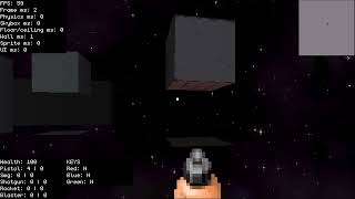 Raycaster variable height ceilings/floors textured test